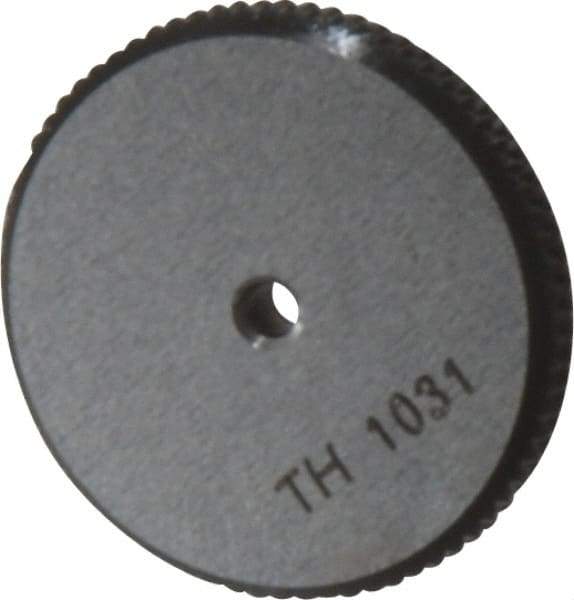 SPI - M2.5x0.45 Go Single Ring Thread Gage - Class 6G, Oil Hardened Nonshrinking Steel (OHNS), NPL Traceability Certification Included - USA Tool & Supply
