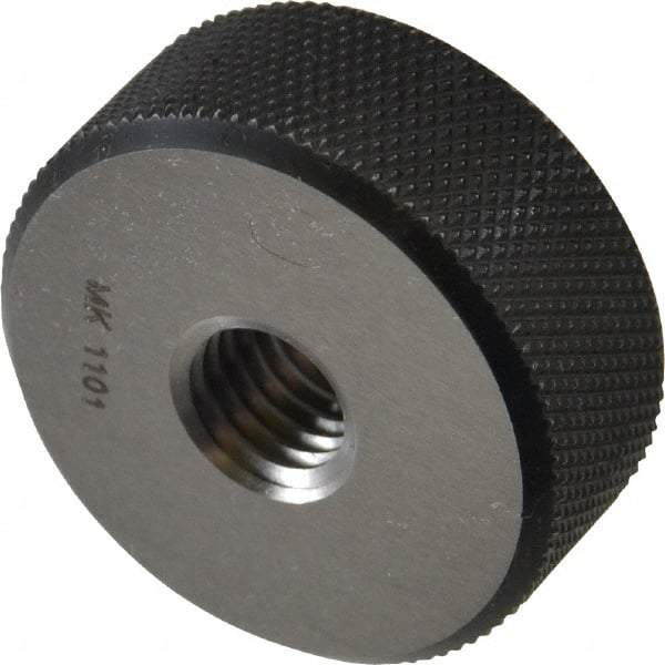 SPI - M12x1.75 Go Single Ring Thread Gage - Class 6G, Oil Hardened Nonshrinking Steel (OHNS), NPL Traceability Certification Included - USA Tool & Supply