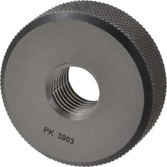 SPI - M16x2 Go Single Ring Thread Gage - Class 6G, Oil Hardened Nonshrinking Steel (OHNS), NPL Traceability Certification Included - USA Tool & Supply