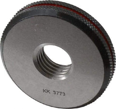 SPI - M16x2 No Go Single Ring Thread Gage - Class 6G, Oil Hardened Nonshrinking Steel (OHNS), NPL Traceability Certification Included - USA Tool & Supply