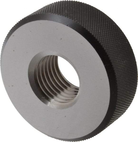 SPI - M27x3 Go Single Ring Thread Gage - Class 6G, Oil Hardened Nonshrinking Steel (OHNS), NPL Traceability Certification Included - USA Tool & Supply