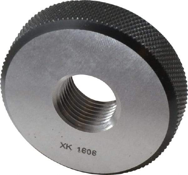 SPI - M16x1.5 Go Single Ring Thread Gage - Class 6G, Oil Hardened Nonshrinking Steel (OHNS), NPL Traceability Certification Included - USA Tool & Supply