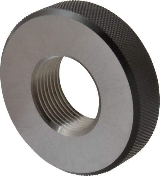 SPI - M30x2 Go Single Ring Thread Gage - Class 6G, Oil Hardened Nonshrinking Steel (OHNS), NPL Traceability Certification Included - USA Tool & Supply