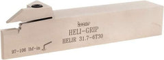 Iscar - External Thread, 0.236" Min Groove Width, 7" OAL, Right Hand Indexable Grooving Cutoff Toolholder - 0.205 Seat Size, 1-1/4" Shank Height x 1-1/4" Shank Width, DG../GRIP/HGN 300. Insert Style, HELI Toolholder Style, Series Heli-Grip - USA Tool & Supply