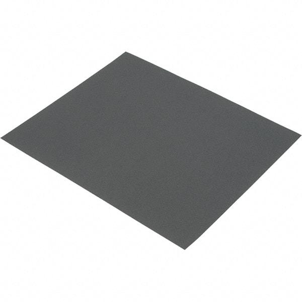 Value Collection - 400 Grit, Silicon Carbide Sanding Sheet - 11" Long x 9" Wide, Super Fine Grade, A Weighted Paper Backing - USA Tool & Supply
