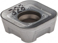 Iscar - QDMT120532 M Grade IC328 Carbide Milling Insert - TiCN Finish, 0.1969" Thick, 1/2" Inscribed Circle, 3.2mm Corner Radius - USA Tool & Supply