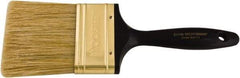 Wooster Brush - 3" Flat Hog Varnish Brush - 2-15/16" Bristle Length, 6-1/4" Plastic Beavertail Handle - USA Tool & Supply