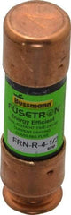 Cooper Bussmann - 125 VDC, 250 VAC, 4.5 Amp, Time Delay General Purpose Fuse - Fuse Holder Mount, 50.8mm OAL, 20 at DC, 200 (RMS) kA Rating, 9/16" Diam - USA Tool & Supply