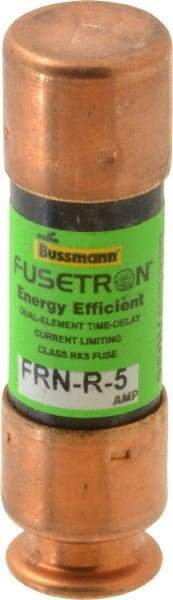 Cooper Bussmann - 125 VDC, 250 VAC, 5 Amp, Time Delay General Purpose Fuse - Fuse Holder Mount, 50.8mm OAL, 20 at DC, 200 (RMS) kA Rating, 9/16" Diam - USA Tool & Supply