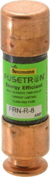 Cooper Bussmann - 125 VDC, 250 VAC, 8 Amp, Time Delay General Purpose Fuse - Fuse Holder Mount, 50.8mm OAL, 20 at DC, 200 (RMS) kA Rating, 9/16" Diam - USA Tool & Supply