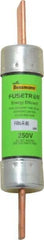 Cooper Bussmann - 250 VAC, 80 Amp, Time Delay General Purpose Fuse - Bolt-on Mount, 5-7/8" OAL, 20 at DC, 200 (RMS) kA Rating, 1-1/16" Diam - USA Tool & Supply