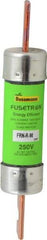Cooper Bussmann - 250 VAC, 90 Amp, Time Delay General Purpose Fuse - Bolt-on Mount, 5-7/8" OAL, 20 at DC, 200 (RMS) kA Rating, 1-1/16" Diam - USA Tool & Supply