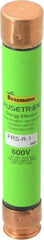 Cooper Bussmann - 300 VDC, 600 VAC, 1 Amp, Time Delay General Purpose Fuse - Fuse Holder Mount, 127mm OAL, 20 at DC, 200 (RMS) kA Rating, 13/16" Diam - USA Tool & Supply