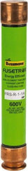 Cooper Bussmann - 300 VDC, 600 VAC, 1.25 Amp, Time Delay General Purpose Fuse - Fuse Holder Mount, 127mm OAL, 20 at DC, 200 (RMS) kA Rating, 13/16" Diam - USA Tool & Supply