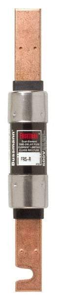 Cooper Bussmann - 300 VDC, 600 VAC, 450 Amp, Time Delay General Purpose Fuse - Bolt-on Mount, 13-3/8" OAL, 20 at DC, 200 (RMS) kA Rating, 3-1/8" Diam - USA Tool & Supply