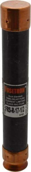 Cooper Bussmann - 300 VDC, 600 VAC, 17.5 Amp, Time Delay General Purpose Fuse - Fuse Holder Mount, 127mm OAL, 20 at DC, 200 (RMS) kA Rating, 13/16" Diam - USA Tool & Supply