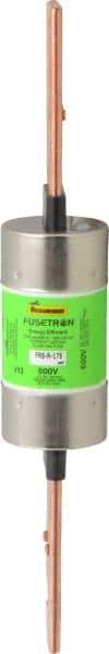 Cooper Bussmann - 300 VDC, 600 VAC, 175 Amp, Time Delay General Purpose Fuse - Bolt-on Mount, 9-5/8" OAL, 20 at DC, 200 (RMS) kA Rating, 1-13/16" Diam - USA Tool & Supply