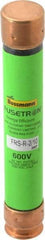 Cooper Bussmann - 300 VDC, 600 VAC, 0.2 Amp, Time Delay General Purpose Fuse - Fuse Holder Mount, 127mm OAL, 20 at DC, 200 (RMS) kA Rating, 13/16" Diam - USA Tool & Supply