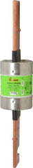 Cooper Bussmann - 300 VDC, 600 VAC, 225 Amp, Time Delay General Purpose Fuse - Bolt-on Mount, 11-5/8" OAL, 20 at DC, 200 (RMS) kA Rating, 2-9/16" Diam - USA Tool & Supply