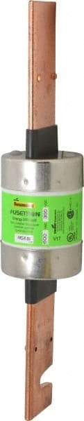 Cooper Bussmann - 300 VDC, 600 VAC, 350 Amp, Time Delay General Purpose Fuse - Bolt-on Mount, 11-5/8" OAL, 20 at DC, 200 (RMS) kA Rating, 2-9/16" Diam - USA Tool & Supply
