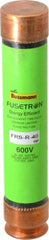 Cooper Bussmann - 250 VDC, 600 VAC, 40 Amp, Time Delay General Purpose Fuse - Fuse Holder Mount, 5-1/2" OAL, 20 at DC, 200 (RMS) kA Rating, 1-1/16" Diam - USA Tool & Supply