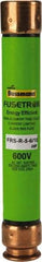 Cooper Bussmann - 300 VDC, 600 VAC, 5.6 Amp, Time Delay General Purpose Fuse - Fuse Holder Mount, 127mm OAL, 20 at DC, 200 (RMS) kA Rating, 13/16" Diam - USA Tool & Supply