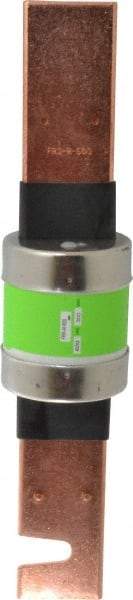 Cooper Bussmann - 300 VDC, 600 VAC, 600 Amp, Time Delay General Purpose Fuse - Bolt-on Mount, 13-3/8" OAL, 20 at DC, 200 (RMS) kA Rating, 3-1/8" Diam - USA Tool & Supply