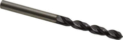 Cleveland - #26 135° Parabolic Flute Cobalt Screw Machine Drill Bit - TiAlN Finish, Right Hand Cut, 1" Flute Length, 2-1/16" OAL, Split Point, Straight Shank - USA Tool & Supply