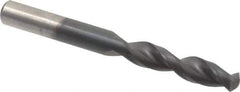 Cleveland - 0.29" 135° Parabolic Flute Cobalt Screw Machine Drill Bit - TiAlN Finish, Right Hand Cut, 1-9/16" Flute Length, 2-3/4" OAL, Split Point, Straight Shank - USA Tool & Supply