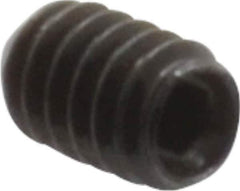 Camcar - #2-56 UNC, 1/8" OAL, Cup Point Set Screw - Grade ASTM F912 Steel, 0.035" Key - USA Tool & Supply