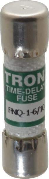 Cooper Bussmann - 500 VAC, 1.6 Amp, Time Delay General Purpose Fuse - Fuse Holder Mount, 1-1/2" OAL, 10 at AC kA Rating, 13/32" Diam - USA Tool & Supply