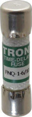 Cooper Bussmann - 500 VAC, 1.6 Amp, Time Delay General Purpose Fuse - Fuse Holder Mount, 1-1/2" OAL, 10 at AC kA Rating, 13/32" Diam - USA Tool & Supply