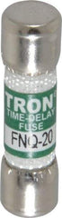 Cooper Bussmann - 500 VAC, 20 Amp, Time Delay General Purpose Fuse - Fuse Holder Mount, 1-1/2" OAL, 10 at AC kA Rating, 13/32" Diam - USA Tool & Supply