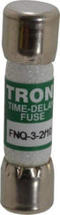 Cooper Bussmann - 500 VAC, 3.2 Amp, Time Delay General Purpose Fuse - Fuse Holder Mount, 1-1/2" OAL, 10 at AC kA Rating, 13/32" Diam - USA Tool & Supply