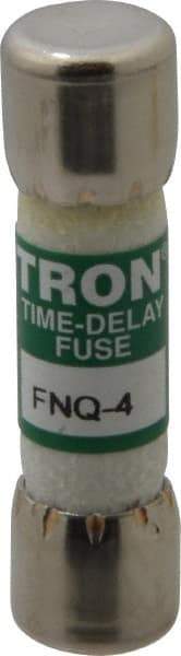 Cooper Bussmann - 500 VAC, 4 Amp, Time Delay General Purpose Fuse - Fuse Holder Mount, 1-1/2" OAL, 10 at AC kA Rating, 13/32" Diam - USA Tool & Supply
