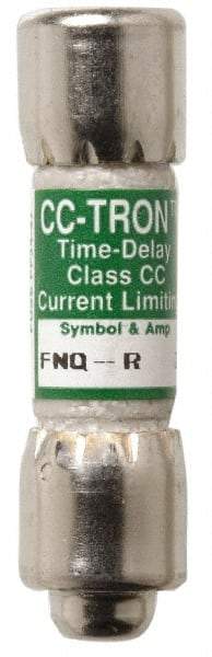 Cooper Bussmann - 300 VDC, 600 VAC, 3.2 Amp, Time Delay General Purpose Fuse - Fuse Holder Mount, 1-1/2" OAL, 200 at AC (RMS) kA Rating, 13/32" Diam - USA Tool & Supply