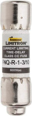 Cooper Bussmann - 300 VDC, 600 VAC, 1.3 Amp, Time Delay General Purpose Fuse - Fuse Holder Mount, 1-1/2" OAL, 200 at AC (RMS) kA Rating, 13/32" Diam - USA Tool & Supply