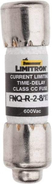 Cooper Bussmann - 300 VDC, 600 VAC, 2.8 Amp, Time Delay General Purpose Fuse - Fuse Holder Mount, 1-1/2" OAL, 200 at AC (RMS) kA Rating, 13/32" Diam - USA Tool & Supply
