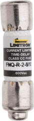 Cooper Bussmann - 300 VDC, 600 VAC, 2.8 Amp, Time Delay General Purpose Fuse - Fuse Holder Mount, 1-1/2" OAL, 200 at AC (RMS) kA Rating, 13/32" Diam - USA Tool & Supply