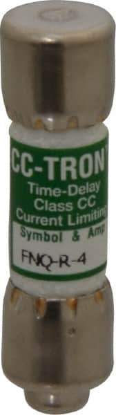 Cooper Bussmann - 300 VDC, 600 VAC, 4 Amp, Time Delay General Purpose Fuse - Fuse Holder Mount, 1-1/2" OAL, 200 at AC (RMS) kA Rating, 13/32" Diam - USA Tool & Supply