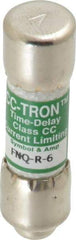 Cooper Bussmann - 300 VDC, 600 VAC, 6 Amp, Time Delay General Purpose Fuse - Fuse Holder Mount, 1-1/2" OAL, 200 at AC (RMS) kA Rating, 13/32" Diam - USA Tool & Supply
