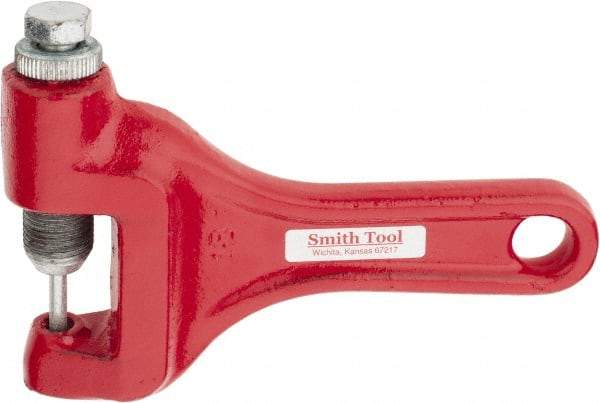 Made in USA - Chain Breaker - For Use with ANSI Standard & Metric Roller Chains - USA Tool & Supply