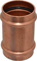 NIBCO - 2" Wrot Copper Pipe Coupling without Stop - P x P, Press Fitting - USA Tool & Supply