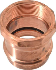 NIBCO - 2" Wrot Copper Pipe Adapter - P x F, Press Fitting - USA Tool & Supply