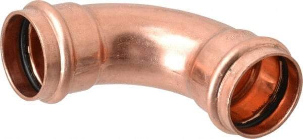 NIBCO - 1-1/4" Wrot Copper Pipe 90° Elbow - P x P, Press Fitting - USA Tool & Supply
