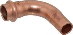 NIBCO - 1/2" Wrot Copper Pipe 90° Elbow - Ftg x P, Press Fitting - USA Tool & Supply