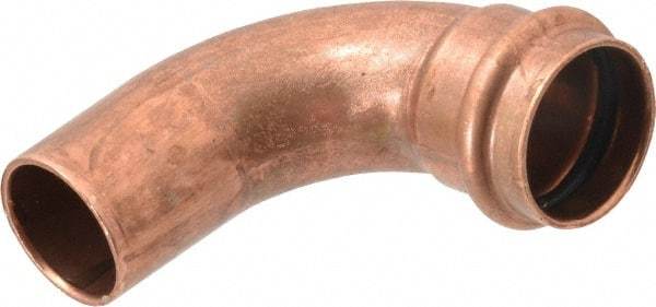 NIBCO - 1" Wrot Copper Pipe 90° Elbow - Ftg x P, Press Fitting - USA Tool & Supply