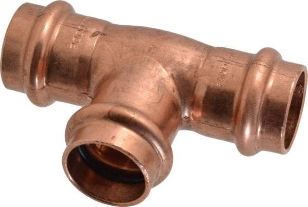 NIBCO - 3/4" Wrot Copper Pipe Tee - P, Press Fitting - USA Tool & Supply