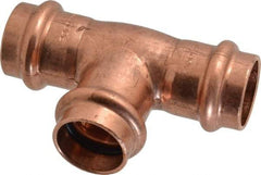 NIBCO - 3/4" Wrot Copper Pipe Tee - P, Press Fitting - USA Tool & Supply