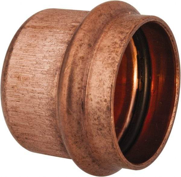 NIBCO - 1-1/4" Wrot Copper Pipe End Cap - P, Press Fitting - USA Tool & Supply